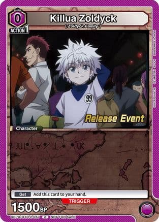 Killua Zoldyck (057) — UEX04BT: HUNTER X HUNTER Vol.2 Release Event Cards