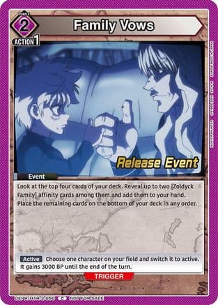 Family Vows — UEX04BT: HUNTER X HUNTER Vol.2 Release Event Cards