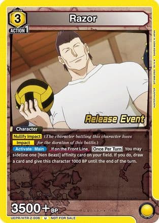 Razor (006) — UEX04BT: HUNTER X HUNTER Vol.2 Release Event Cards