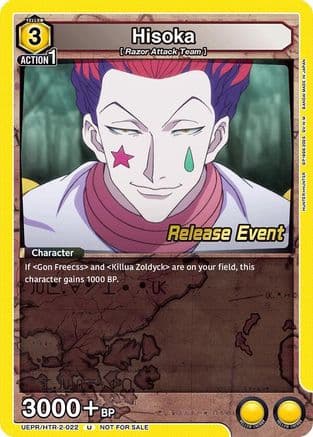 Hisoka (022) — UEX04BT: HUNTER X HUNTER Vol.2 Release Event Cards