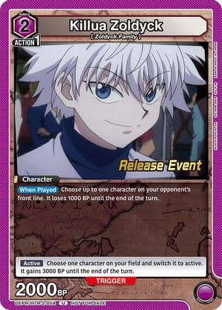 Killua Zoldyck (058) — UEX04BT: HUNTER X HUNTER Vol.2 Release Event Cards