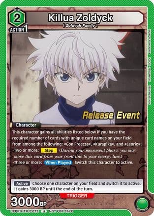 Killua Zoldyck (072) — UEX04BT: HUNTER X HUNTER Vol.2 Release Event Cards