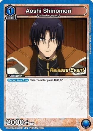 Aoshi Shinomori (015) — UE11BT: Rurouni Kenshin Release Event Cards