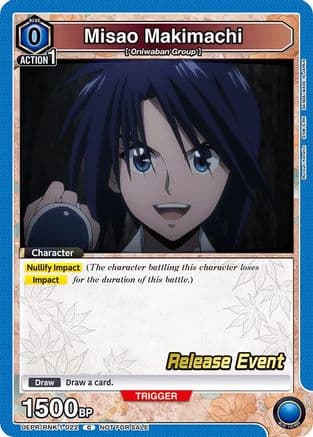 Misao Makimachi (022) — UE11BT: Rurouni Kenshin Release Event Cards