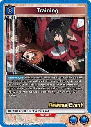 Training — UE11BT: Rurouni Kenshin Release Event Cards