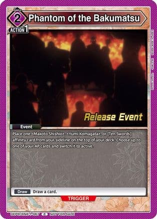 Phantom of the Bakumatsu — UE11BT: Rurouni Kenshin Release Event Cards