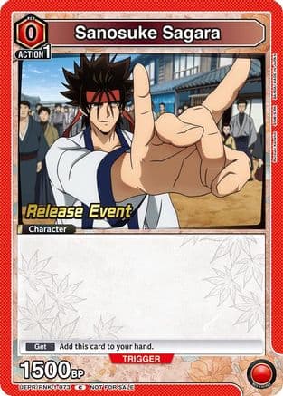 Sanosuke Sagara (073) — UE11BT: Rurouni Kenshin Release Event Cards