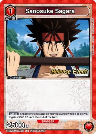 Sanosuke Sagara (074) — UE11BT: Rurouni Kenshin Release Event Cards