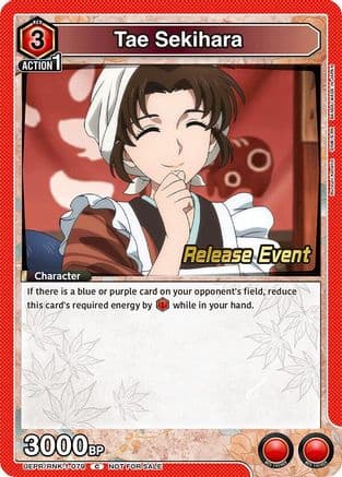 Tae Sekihara — UE11BT: Rurouni Kenshin Release Event Cards