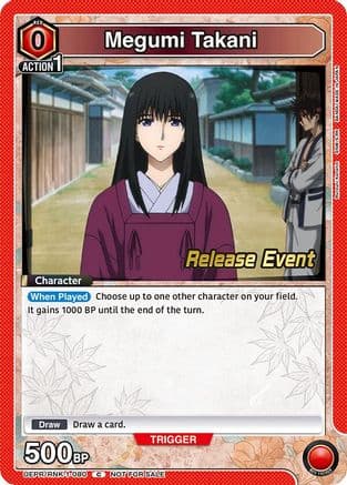Megumi Takani (080) — UE11BT: Rurouni Kenshin Release Event Cards