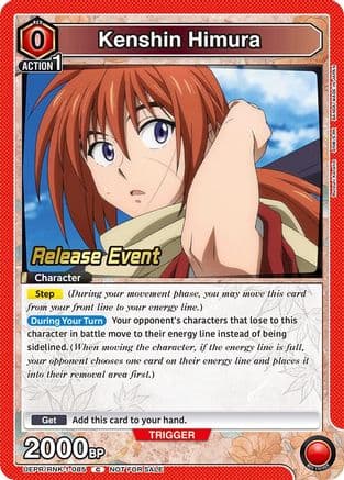 Kenshin Himura (085) — UE11BT: Rurouni Kenshin Release Event Cards