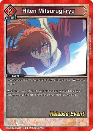 Hiten Mitsurugi-ryu — UE11BT: Rurouni Kenshin Release Event Cards