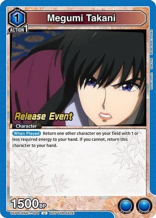 Megumi Takani (004) — UE11BT: Rurouni Kenshin Release Event Cards