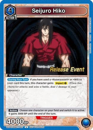 Seijuro Hiko (007) — UE11BT: Rurouni Kenshin Release Event Cards