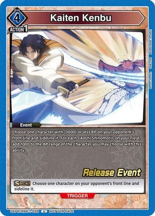 Kaiten Kenbu — UE11BT: Rurouni Kenshin Release Event Cards