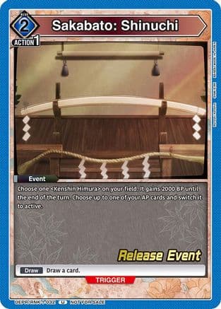 Sakabato: Shinuchi — UE11BT: Rurouni Kenshin Release Event Cards
