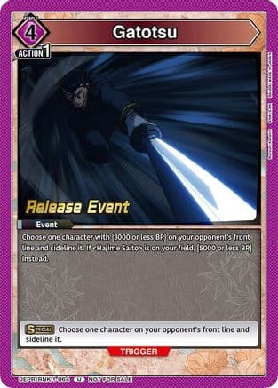 Gatotsu — UE11BT: Rurouni Kenshin Release Event Cards