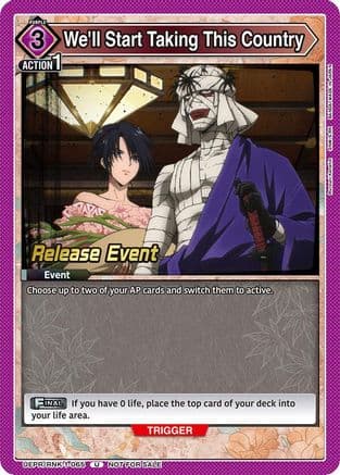 We'll Start Taking This Country — UE11BT: Rurouni Kenshin Release Event Cards