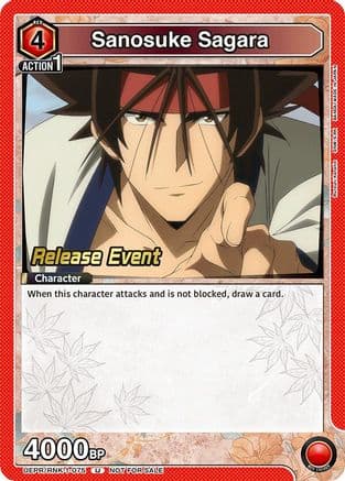 Sanosuke Sagara (075) — UE11BT: Rurouni Kenshin Release Event Cards