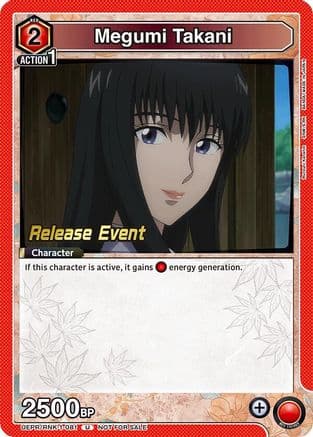 Megumi Takani (081) — UE11BT: Rurouni Kenshin Release Event Cards