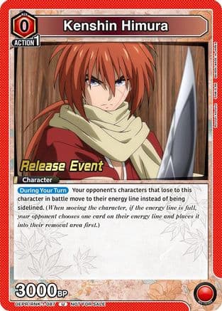 Kenshin Himura (087) — UE11BT: Rurouni Kenshin Release Event Cards