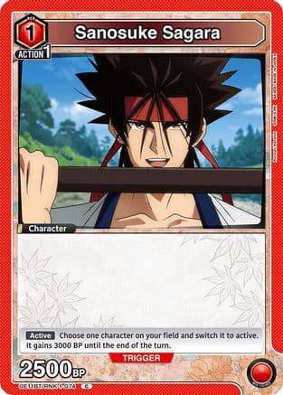Sanosuke Sagara (074) (Box Topper Foil) — UE11BT: Rurouni Kenshin