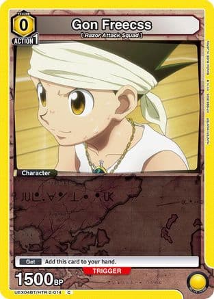 Gon Freecss (014) (Box Topper Foil) — UEX04BT: HUNTER X HUNTER Vol.2