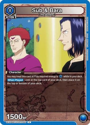 Sub & Bara (Box Topper Foil) — UEX04BT: HUNTER X HUNTER Vol.2
