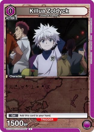 Killua Zoldyck (057) (Box Topper Foil) — UEX04BT: HUNTER X HUNTER Vol.2