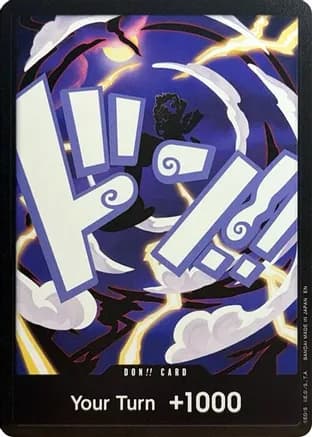 DON!! Card (GEAR5 Luffy) — Premium Booster -The Best- Vol. 2