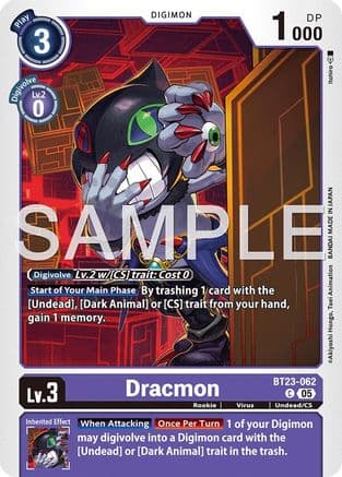 Dracmon — Hackers' Slumber Digimon Card Game card by Itsushiro