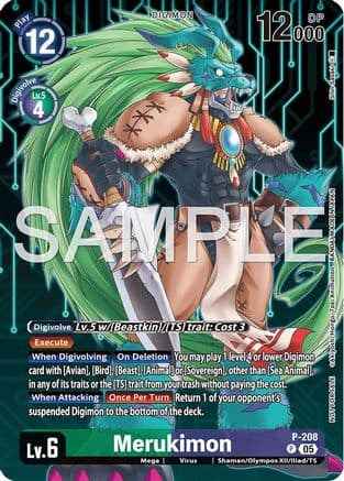 Merukimon (Hacker's Slumber Box Promotion Pack) — Digimon Promotion Cards