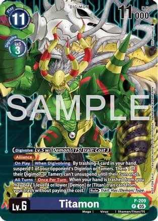 Titamon (Hacker's Slumber Box Promotion Pack) — Digimon Promotion Cards