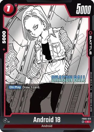Android 18 - FB06-013 — Manga Booster 02