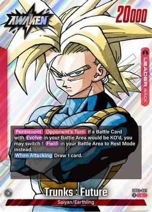 Trunks : Future - SB02-001 — Manga Booster 02