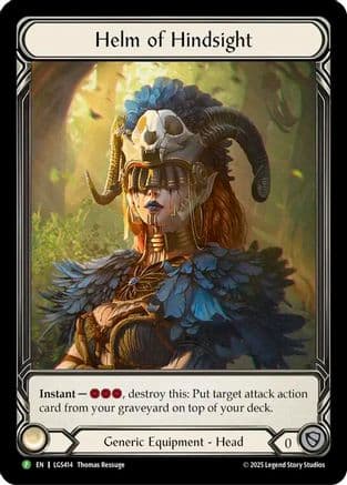 Helm of Hindsight - LGS414 — Flesh and Blood: Promo Cards Flesh and Blood card by Thomas Ravenscraft