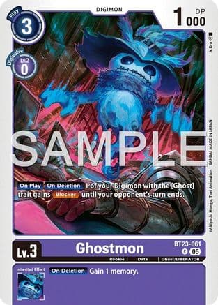 Ghostmon — Hackers' Slumber Digimon Card Game card by K.Dora