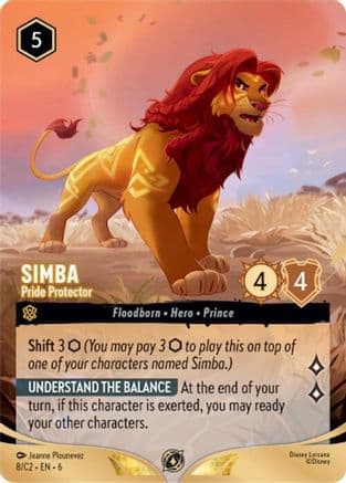 Simba - Pride Protector — Disney Lorcana Promo Cards