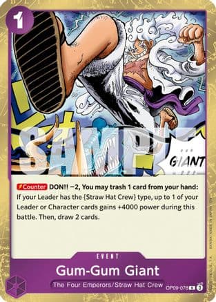 Gum-Gum Giant (Reprint) — Premium Booster -The Best- Vol. 2