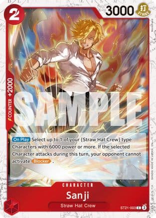 Sanji - ST21-003 (Pirate Foil) — Premium Booster -The Best- Vol. 2