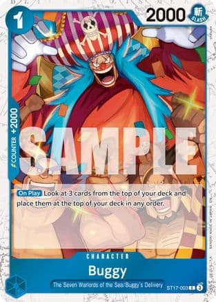 Buggy - ST17-003 (Pirate Foil) — Premium Booster -The Best- Vol. 2