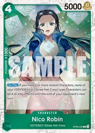 Nico Robin - OP09-033 (Pirate Foil) — Premium Booster -The Best- Vol. 2