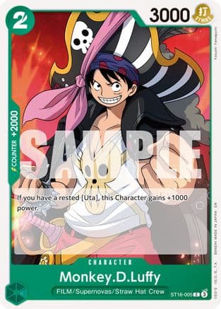 Monkey.D.Luffy - ST16-005 (Reprint) — Premium Booster -The Best- Vol. 2