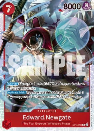 Edward.Newgate - ST15-002 (Reprint) — Premium Booster -The Best- Vol. 2
