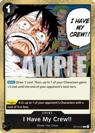 I Have My Crew!! (Pirate Foil) — Premium Booster -The Best- Vol. 2