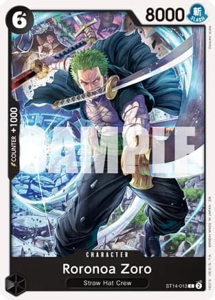 Roronoa Zoro - ST14-013 (Reprint) — Premium Booster -The Best- Vol. 2