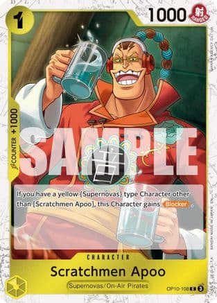 Scratchmen Apoo - OP10-108 (Pirate Foil) — Premium Booster -The Best- Vol. 2