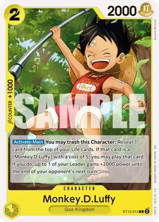 Monkey.D.Luffy - ST13-014 (Reprint) — Premium Booster -The Best- Vol. 2