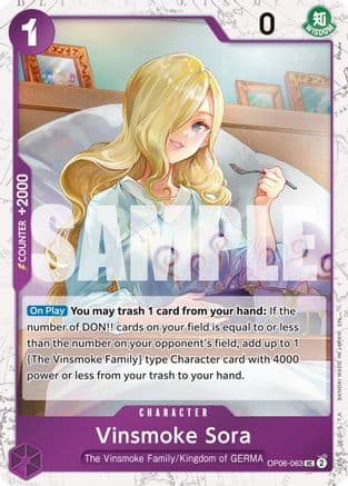 Vinsmoke Sora (Pirate Foil) — Premium Booster -The Best- Vol. 2