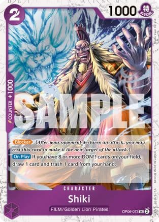 Shiki (Pirate Foil) — Premium Booster -The Best- Vol. 2